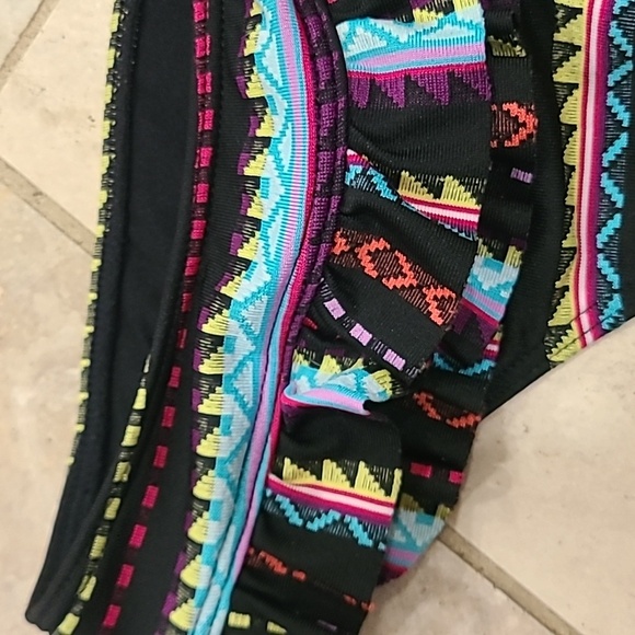 Roxy Black and Pink Bikini Bottom - Picture 4 of 5